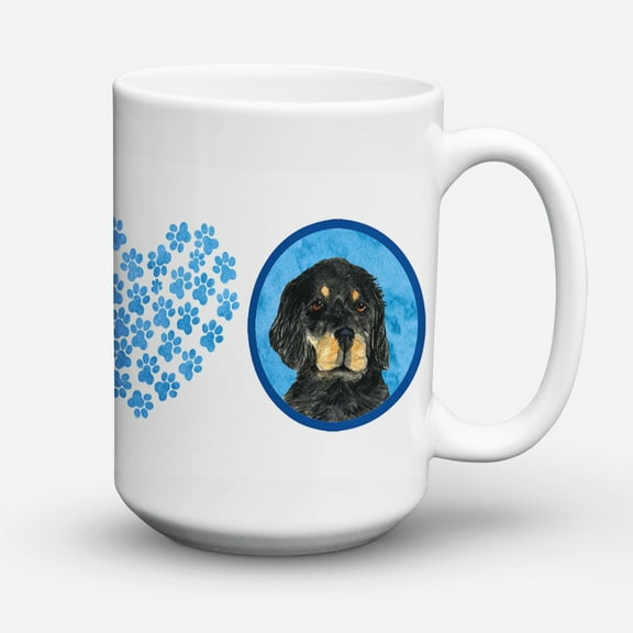 Blue Gordon Setter Coffee Mug 15 oz