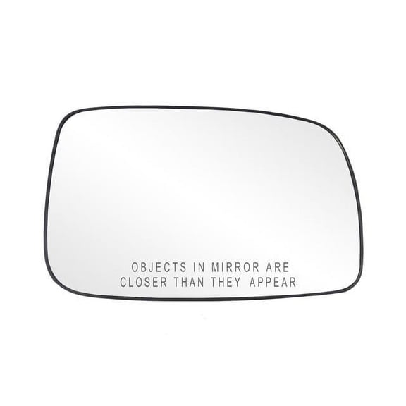 80205 - Fit System Passenger Side Non-heated Mirror Glass w/ backing plate, Toyota Camry Hybrid, Sedan 07-11, 4 3/ 16" x 6 7/ 8" x 7 1/ 4" US Built