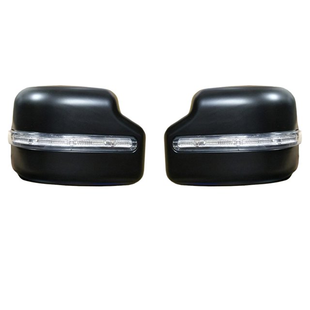 Cubierta de espejo retrovisor para Suzuki Jimny Jb64 Jb74 2018-2020 negro Afortunado Sencillez