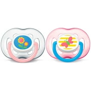 Philips AVENT Freeflow Pacifier 18m , Pink, 2 pack, SCF186/28