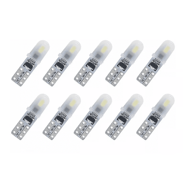 Led Clúster T5 Focos Para Tablero Dc12v Diez Pellizco Blanco