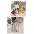 thumbnail image 4 of Flip-Flops Female Ins Wear Fashionable Clip-On Beach Slippers In Summer and Tideand Slip-Proof Platform Couples Splint Sandals, 4 of 9