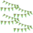 thumbnail image 5 of KAKOWELY 4 juegos de guirnaldas de fútbol, banderines de papel para fiestas de fútbol, decoraciones para fiestas de cumpleaños con temática de fútbol americano, 5 of 5