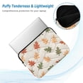 thumbnail image 2 of FORMRS 13-13.3 inch Laptop Sleeve Case Soft Carrying Quilted Computer Bag Cover, Green Autumn Leaves, 2 of 7