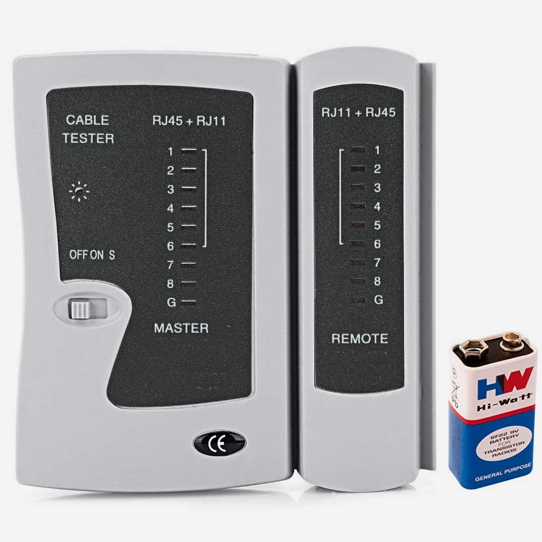 Stanz (TM) Network Cable Tester for LAN Phone RJ45 RJ11 RJ12 Cat5 Cat6