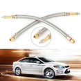thumbnail image 3 of KIMISS Tire Valve Extension, 2Pcs Tire Valve Stem Extension Adaptor Stainless Steel Braided Car Universal 250mm, 3 of 8