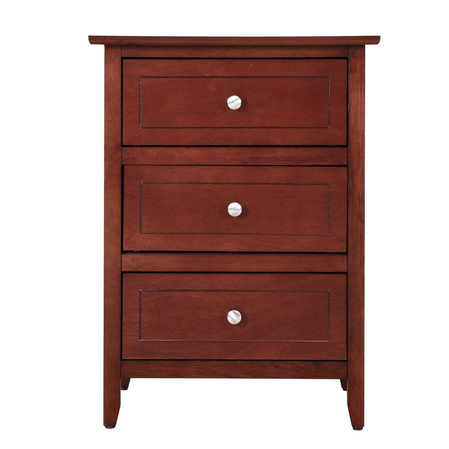 Corbeil 3 - Drawer Nightstand Glory Furniture Color: White