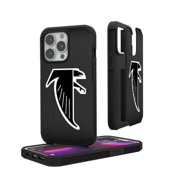 Atlanta Falcons Linen Logo iPhone Rugged Case
