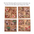 thumbnail image 4 of Colgantes de Navidad Bearachild 12 piezas de madera para decoración de fiestas, 4 of 6