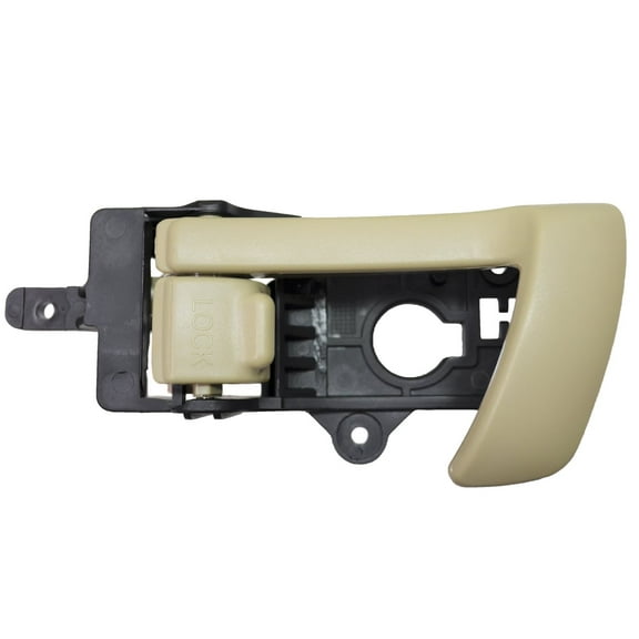 PT Auto Warehouse HY-2509E-LH - Interior Inner Inside Door Handle, Beige - Left Driver Side Fits select: 2007-2012 HYUNDAI SANTA FE