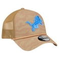 thumbnail image 3 of Men's New Era  Tan Detroit Lions Wheat Camo 9FORTY Adjustable Hat, 3 of 5