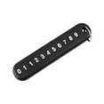 thumbnail image 3 of VONKY Car Key Ring Anti-lost Rubber Keyring Knitted Portable Car Key Chain, Black Number Plate and Black Keyring, 3 of 8