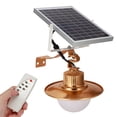 thumbnail image 4 of Lámparas de pared teledirigidas de la luz de inundación accionada solar impermeable IP65 para el patio del jardín, 4 of 14