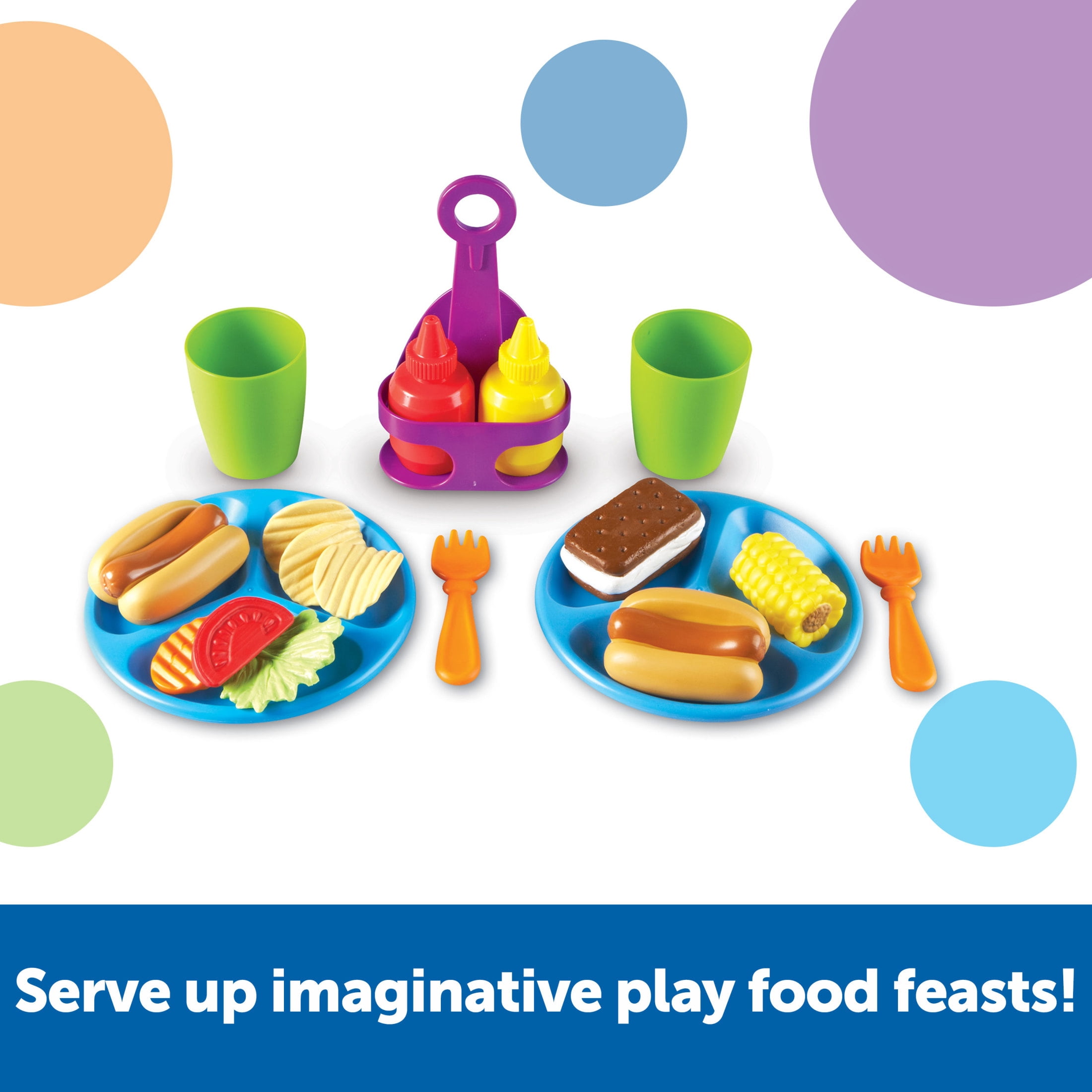 Learning Resources New Sprouts Cookout!, Play Food, Ages 4+