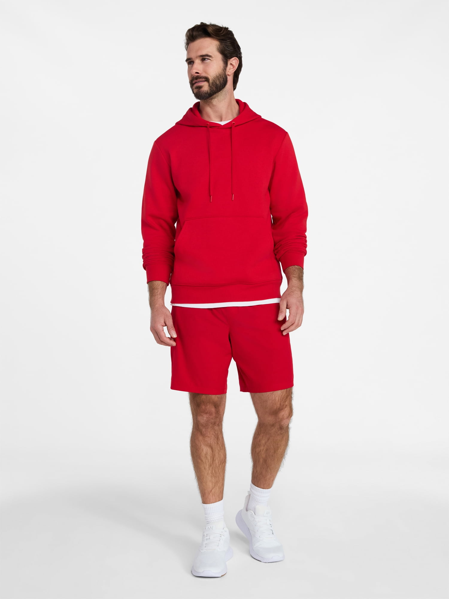 Athletic Works Men's & Big & Tall Men's Fleece Hoodie Sweatshirt, Sizes XS-4XLT