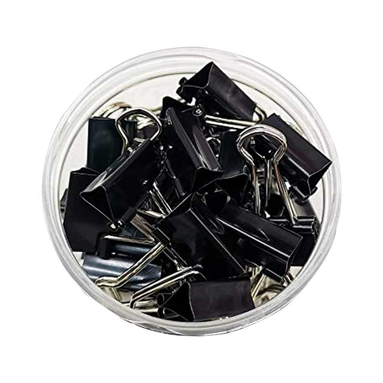 60Pcs Binder Clips Paper Clamps Jumbo 2in Large Binder Clips Jumbo Large  Clips for Paperwork Office Clips(Black)