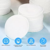 Pawsdot Large Cotton Rounds White for Face and Makeup Removal Gentle on Skin 200Pcs