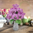 thumbnail image 3 of 1Pcs 10 Heads Artificial Flowers Clivia Living Room Table Decoration Fake Flowers, 3 of 16
