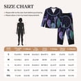 thumbnail image 4 of Kdxio Dreamcatcher With Colorful Feathers Women's Pajama Sets Long Sleeve Button Down Sleepwear Nightwear Soft Pjs Lounge Sets-Small, 4 of 7