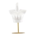 thumbnail image 4 of Maniquí Femenino Torso Para Mujer, Forma De Cuerpo Para Tienda, Venta Al Por Menor, Escaparate, Soporte De Oro Blanco, 4 of 8