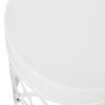 thumbnail image 4 of Holt Metal Outdoor Side Tables, Set of 2, White, 4 of 7