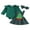 Green, variant on Wassery Infant Girl Christmas Holiday Party Outfits Clothes 3M 6M 9M 12M 18M Baby Girls Long Sleeve Romper Santa/Tree Embroidery Suspender Plaid Skirt3Pcs Christmas Clothing for Newborn Girl