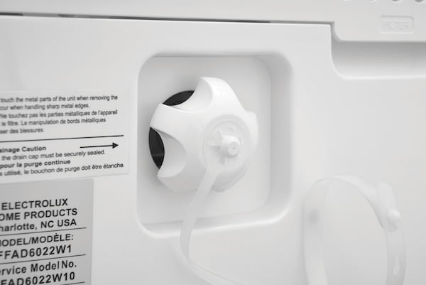 Frigidaire 60 Pint Built-In Pump Dehumidifier up to 5000 Sq Ft, White