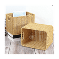thumbnail image 3 of Storage Basket Hand-Woven Rattan Wicker Basket Organizing Box S, 3 of 6