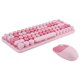 thumbnail image 1 of Mofii 2.4G Combo de mouse de teclado inalámbrico 68 teclas Teclado inalámbrico Ratón ergonómico 3 en Mofii Rosa, 1 of 7