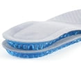 thumbnail image 2 of 1Pair Blue Silicone Gel Reusable Honeycomb Full Length Non Slip Comfort Sports Insole Air Cushion Shoe Inserts, 2 of 7