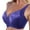Blue, variant on Women's Lace Thin Steel Ring to Close Pair of Milk Bra Women Bras Push Up Bralettes Full Coverage T-Shirt Bra, Size 105