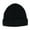 Black, variant on Grand Sierra  Ragg Wool Fleece Lined Winter Beanie Cuff Cap (Men)