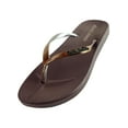 thumbnail image 2 of Women's Summer Metallic Strap Casual Thongs Flat Flip Flops Sandals Slipper, 2 of 3