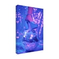 thumbnail image 3 of Canvas Wall Art - Samantha Hearn 'Disco Ball And Neon Platform' Wall Art for Living Room, Bedroom, or Office D?cor by Trademark Fine Art - 30 x 47 Inches, 3 of 4