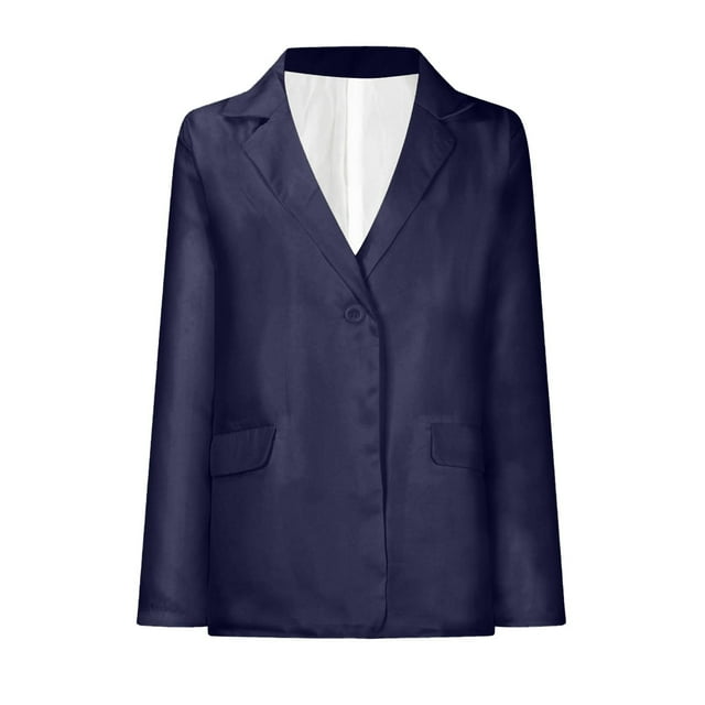 CEHVOM Blazer Léger Décontracté pour Femmes Ouvert devant Col à Revers Veste à Manches Longues pour Bureau/travail Quotidien
