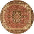 thumbnail image 1 of Ahgly Company Indoor Round Persian Brown Traditional Area Rugs, 3' Round, 1 of 4