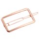 thumbnail image 5 of Soporte forma geométrica cuadrada con pinzas para el cabell mujer dorado Macarena Pinza de pelo geométrica rectangular, 5 of 8
