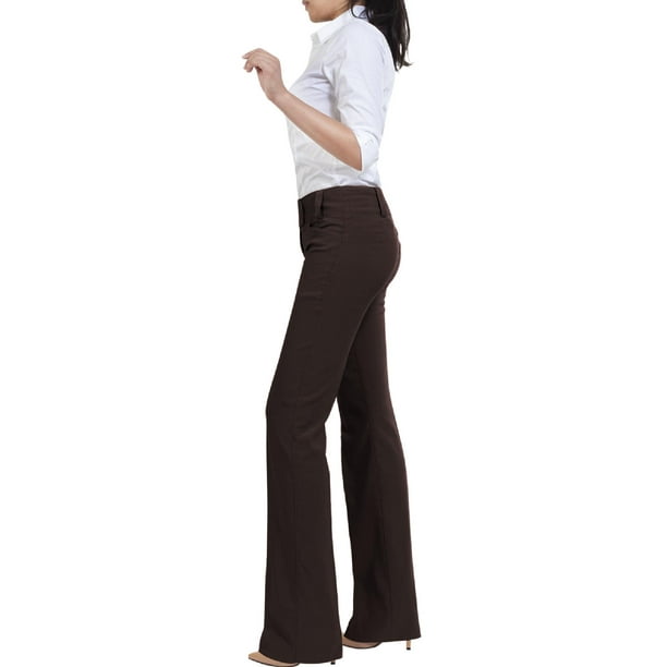 MixMatchy MixMatchy Women's Relaxed BootCut Stretch Office Pants