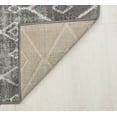 thumbnail image 3 of Mason Brooks Ryder KN10C Inky Charcoal Moroccan Tribal Gray Area Rug, 2'6" x 4', 3 of 8