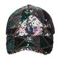 thumbnail image 3 of Lroveb Women Men Baseball Caps Sequins Breathable Beach Adjustable Cap Hip Hop Hat Sun Trucker Hat, 3 of 8