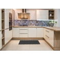 thumbnail image 6 of Ahgly Company Machine Washable Indoor Rectangle Transitional Night Black Area Rugs, 7' x 10', 6 of 7
