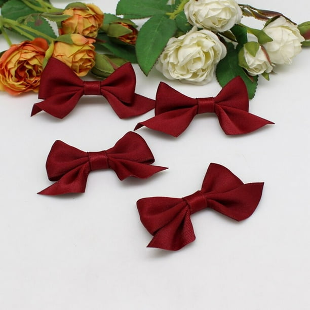 Cinta de Navidad de 10/30 piezas y 40x55mm para envolver regalos, lazo pequeño, fiesta de nacimiento