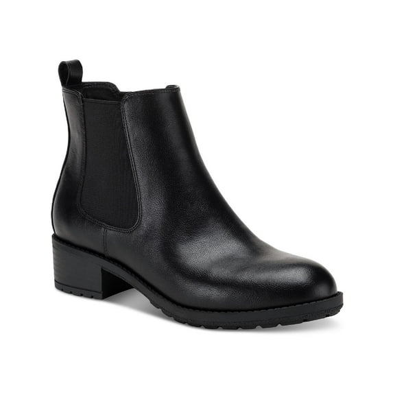 Style & Co. Womens Gladyy Faux Leather Round Toe Chelsea Boots