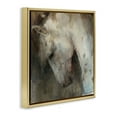 thumbnail image 4 of Stupell Industries Rustic Horse Portrait Animals & Insects Painting Gold Floater Framed Canvas Art Print Wall Art, 25 x 25, 4 of 10