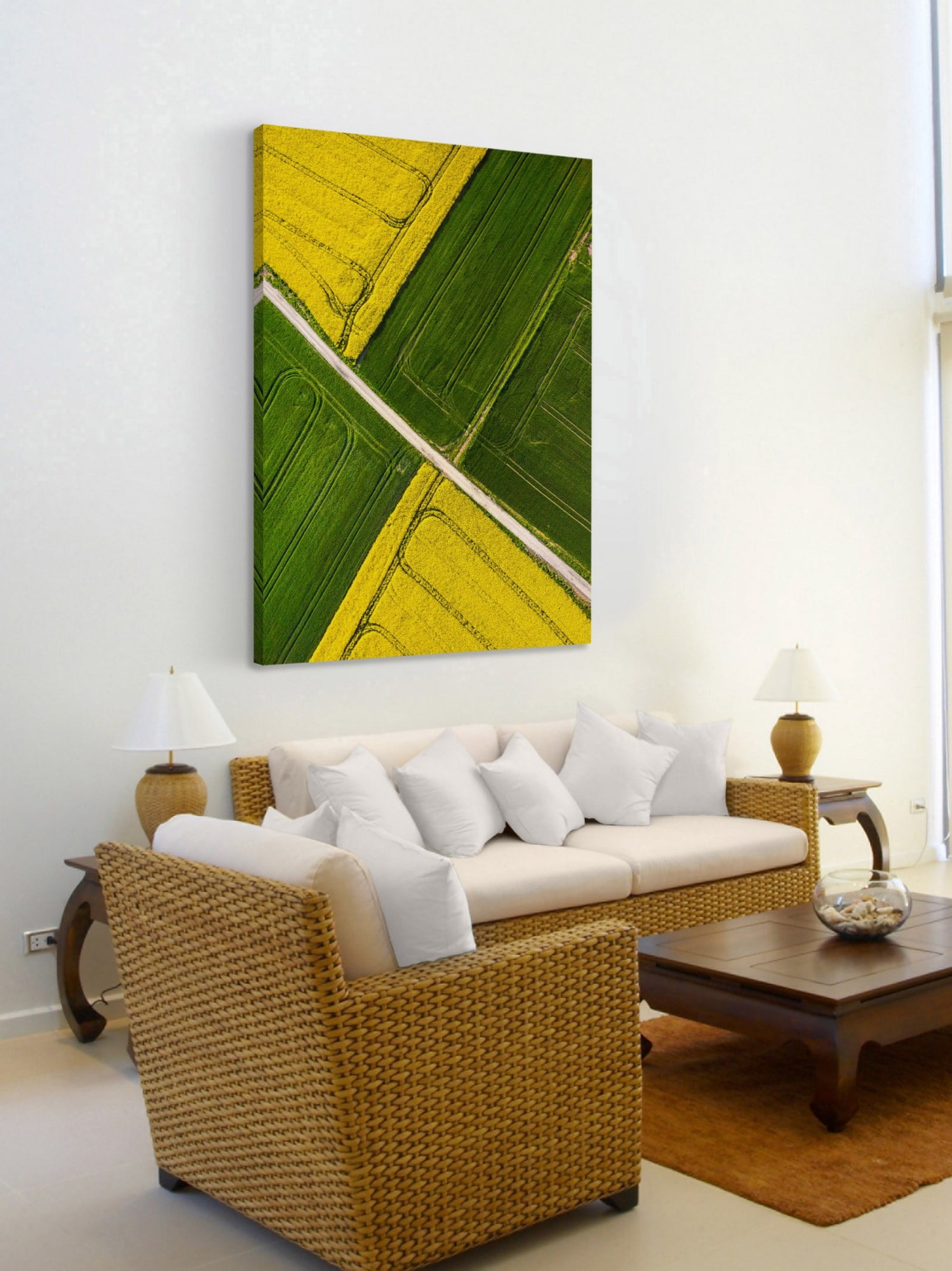 Marmont Hill "Through the Fields" Painting Print on Wrapped Canvas