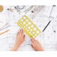 thumbnail image 2 of Traceease Geometric Drafting Circle Molded Template Drawing Stencil, Designing Template Measuring Ruler, 2 of 6
