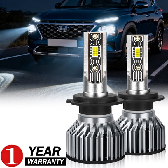 For Hyundai Venue 2021-2022 LED Headlights, Super Bright White, Low Beam, Plug & Play, 2-Pack