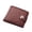 Brown, variant on Fashion Men's Slim ID Short Wallet with Secure Hasp Clutch Bag and Multiple Organized Card Slots