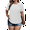 Rice White, variant on a.Jesdani Women Plus size top Round Neck Stretchy Textured Pleated T-Shirt for Curvy Women M-4X