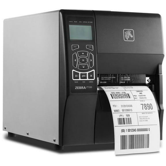 Restored Zebra ZT230 Industrial Barcode Label Printer  203 DPI, Thermal Transfer/Direct Thermal, USB & Ethernet Connectivity - ZT23042-D0E200FZ (Refurbished)